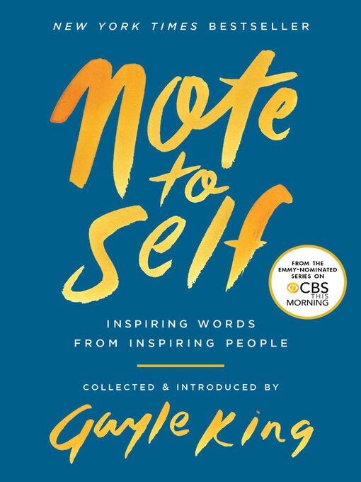 Title details for Note to Self by Gayle King - Available